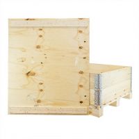Drewniana pokrywa do nadstawek paletowych 1200x1000 mm - 2 listwy stabilizujące